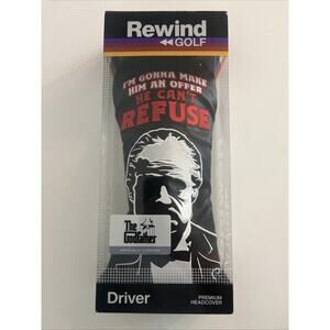The Godfather Golf Driver Headcover, Rewind Golf, MAKE HIM OFFER HE CAN'T REFUSE